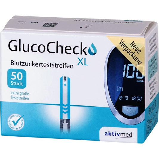 GlucoCheckXL Blutzuckerteststreifen